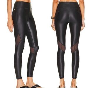 ALALA Black Activewear Leggings, Size Small
